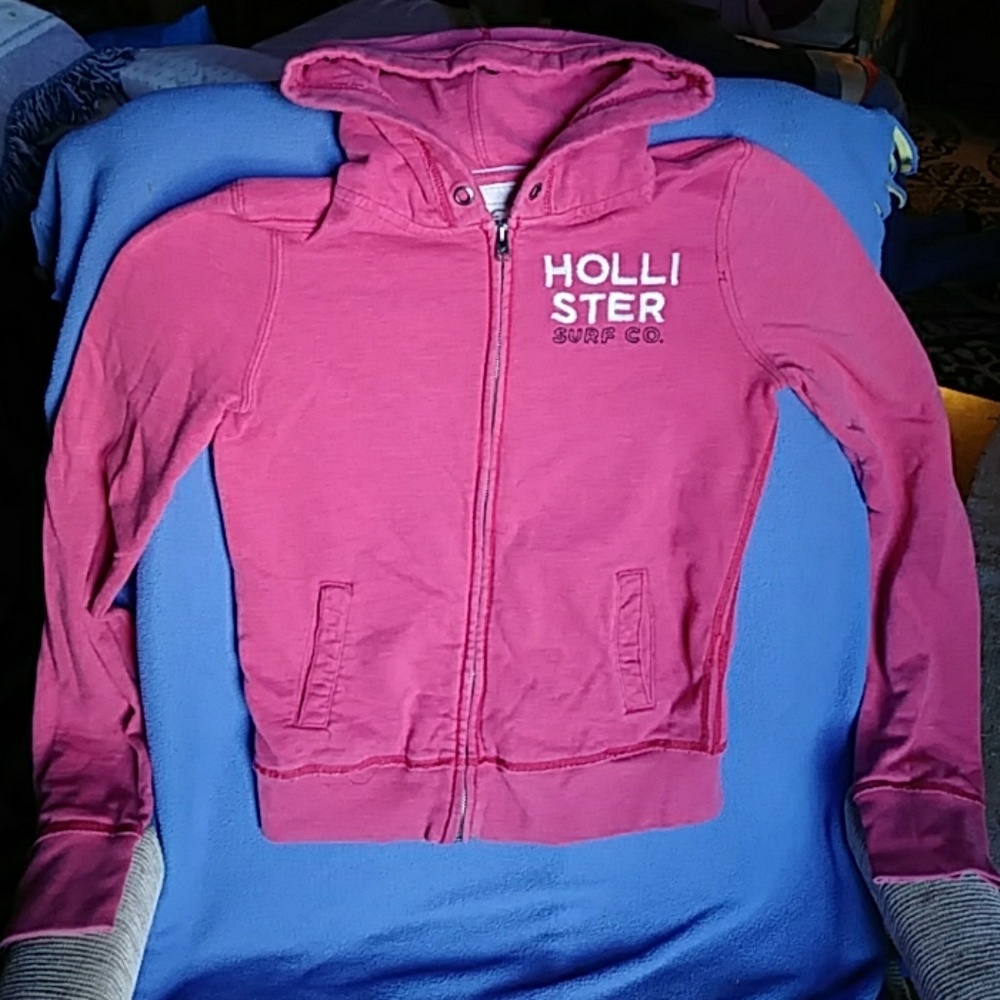 Hollister zip up hoodie